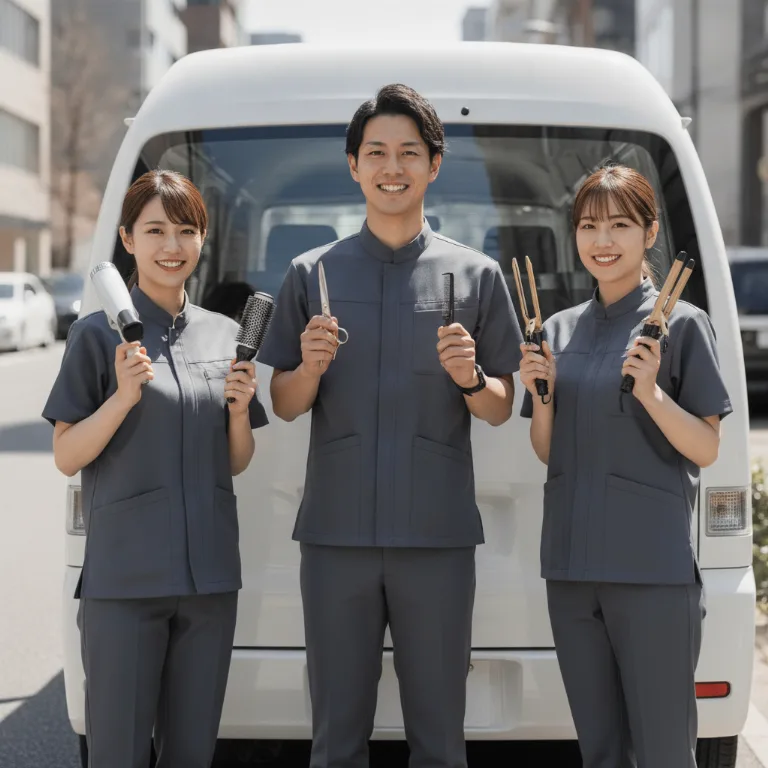高級美容室 のチーム: 牛久市